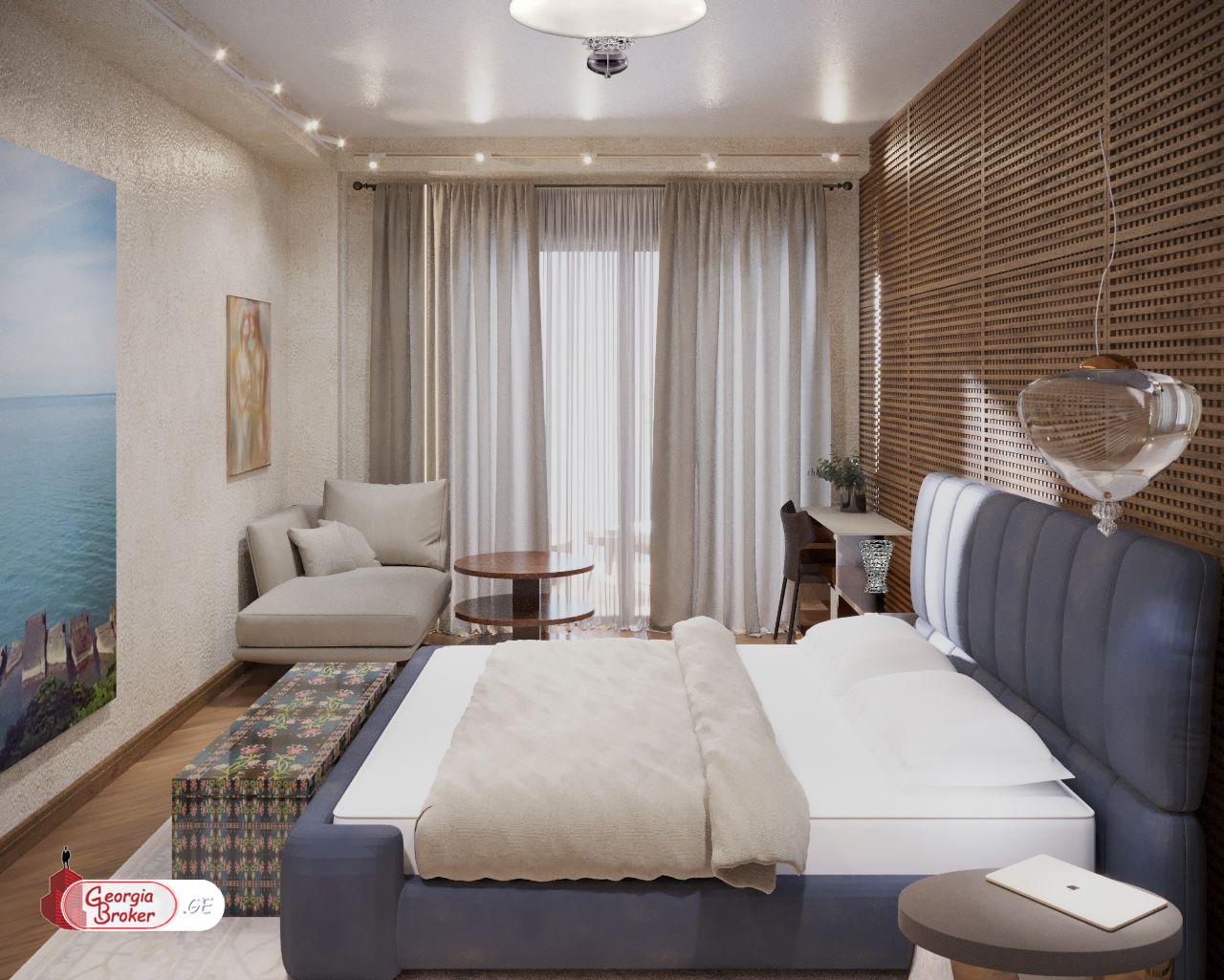 იყიდება ახალი აშენებული 5 ოთახიანი ბინა მთაწმინდაზე